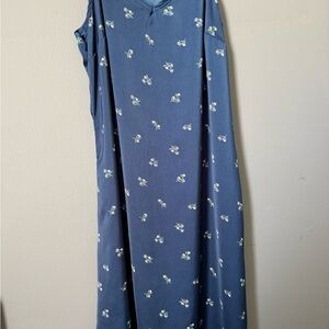 Dip Navy Floral Slip Dress